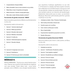 (https://hotm.art/informacoes_cultivando_equilibrio4estacoes)1.	
Compreendendo a Emoção do Medo;
2.	
Medo e Ansiedade- Como