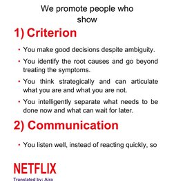 Netflix Culture: Values and Performance | PDF | Option (Finance ...