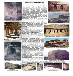 UBICACIONES.- 
Son 
las 
cumbres 
de 
las 
montañas, de 3500 a 3800 msnm, y muchos 
cullpis están construidos siguiendo las l