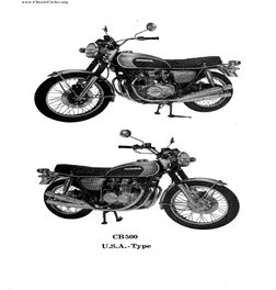 ホンダ CB500 FOUR サービスマニュアル 貴重な資料の寄贈を受けました ホンダCB500four（Hm323