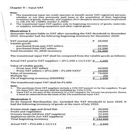 Understanding Input VAT and Computation | PDF | Business | Law