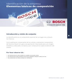B
Identificación de la empresa
Elementos básicos de composición
Introducción y visión de conjunto
La identificación es un com