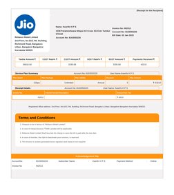 Reliance Retail Limited
2nd Floor, No.62/2, RIL Building,
Richmond Road, Bangaluru
Urban, Bangalore Bangalore
Karnataka 56002