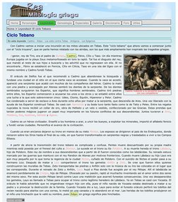 Cadmo matando a la serpiente que teminó
con sus compañeros
 
Home > Leyendas> El ciclo Tebano
Ciclo Tebano
En esta leyenda: C