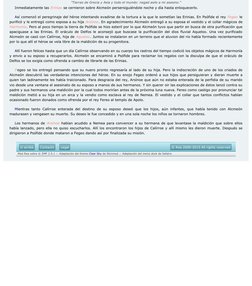 "Tierras de Grecia y Asia y todo el mundo: negad asilo a mi asesino."
Inmediatamente las Erinias se cernieron sobre Alcmeón p