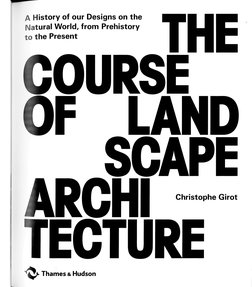 The Course of Landscape Architecture | PDF | Landscape | Renaissance