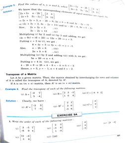 ICSE Class 10 Matrices Worksheet | PDF | Matrix (Mathematics ...