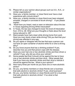 DUI Jury Selection Questions Guide | PDF | Driving Under The Influence ...