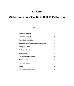 R.kelly - The R. in R & B Collection | PDF | Songs Written | Leisure