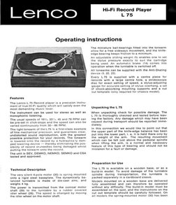 Contrepoids Argenté Pour Platine Lenco L75 (très Bon état)