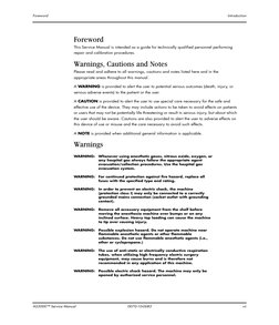 AS3000™ Service Manual
0070-10-0683
vii
Foreword
Introduction
Foreword
This Service Manual is intended as a guide for technic