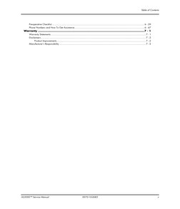 AS3000™ Service Manual
0070-10-0683
v
Table of Contents
Preoperative Checklist ..............................................