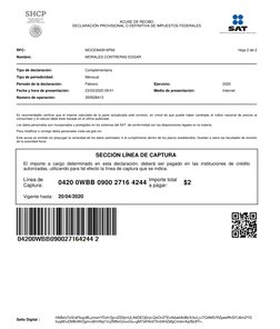 Es recomendable verificar que el importe calculado de la parte actualizada esté correcto, en virtud de que puede haber cambia