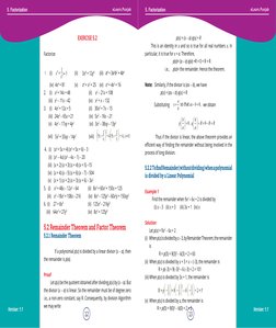 12
5. Factorization
eLearn.Punjab
13
5. Factorization
eLearn.Punjab
Version: 1.1
Version: 1.1
EXERCISE 5.2
Factorize
1.
(i)
(