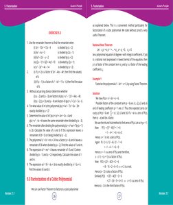 16
5. Factorization
eLearn.Punjab
17
5. Factorization
eLearn.Punjab
Version: 1.1
Version: 1.1
EXERCISE 5.3
1.	 Use the remain
