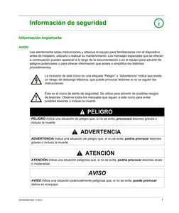 EIO0000001363 11/2014
7
Información de seguridad
Información importante
AVISO
Lea atentamente estas instrucciones y observe e