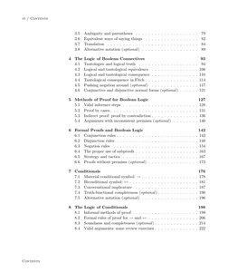 vi / Contents
3.5
Ambiguity and parentheses
. . . . . . . . . . . . . . . . . . . .
79
3.6
Equivalent ways of saying things
.