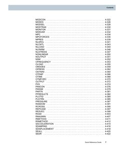 Contents
MODCON . . . . . . . . . . . . . . . . . . . . . . . . . . . . . . . . . . . . . . . 4-322
MODES
. . . . . . . . . .
