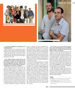 p/9
-¿Les parece que Müller es una influencia en la 
dramaturgia local?
-A. B.: Lo fue en los 90, lo que pasa es que el 
públ