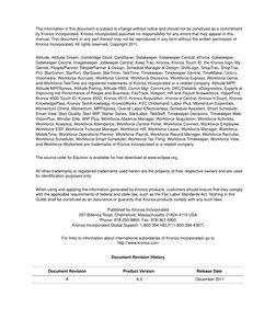 Document Revision History
The information in this document is subject to change without notice and should not be construed as