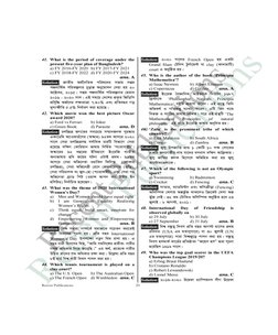 BEZA Question Bank | PDF