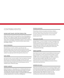 CONTRIBUYENTES
PENIQUE JOHNSON
Penny Johnson comenzó como ingeniera aeronáutica, trabajó en 
aviones militares durante 10 año