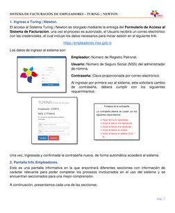 Sistema Turing para Empleadores INSS | PDF | Salario | Ventana ...