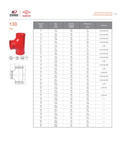 Dimensiones y Presiones de Tee Mecanica | PDF | Ingeniería mecánica ...