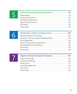 5
Review and password-protect notebook text. .  .  .  .  .  .  .  .  .  .  .  .  .  .  .  .  .  .  .  .  . 113
Check spelling