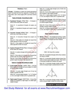 Ssc Cgl Geometry Notes.pdf Geometry Notes for SSC CGL Exams | PDF | Career & Growth | Computers