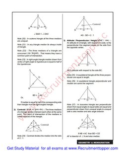 Geometry Notes for SSC CGL Exams | PDF | Career & Growth | Computers