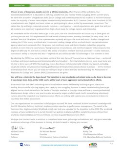 INTRODUCTION
REVIEW SYSTEM CAPACITY
ORGANIZE TO IMPLEMENT
TAKE ACTION
PUT IT ALL TOGETHER
1.5
COMMON CORE IMPLEMENTATION WORK