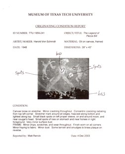 Artwork Condition Report Samples | PDF | Museum | Materials