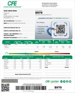 Concepto
Este gráfico refleja tu nivel de consumo. A menor uso, mayor apoyo.
Total 
periodo
Precio
(MXN)
Subtotal
 
(MXN)
Lec