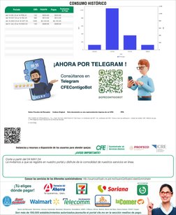 CONSUMO HISTÓRICO
Conoce los servicios de los diferentes suministradores: http://usuariocalificado.cre.gob.mx/UsuarioCalifica