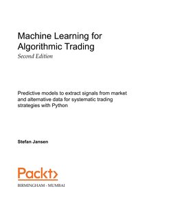Machine Learning for Algorithmic Trading | PDF | Time Series | Deep ...