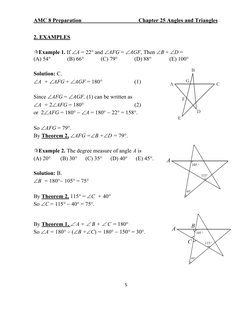 AMC 8 Preparation  
       
 
   Chapter 25 Angles and Triangles 
5