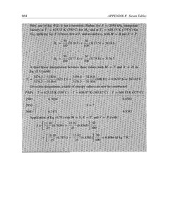 664 
APPENDIX F: Steam Tables 
