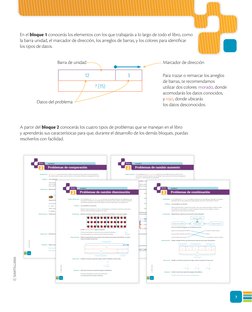7
12
3
? (15)
32
Bloque
2
La comparación sirve para encontrar la relación numérica entre dos colecciones con el propósito 
de