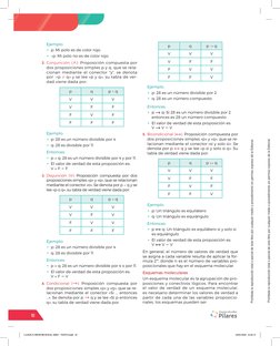 Ejemplo:
•	 p: Mi polo es de color rojo.
•	 ~p: Mi polo no es de color rojo.
2.	Conjunción (˄): Proposición compuesta por 
do