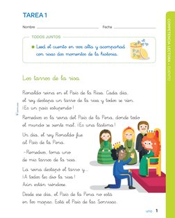 TAREA 1
Nombre  

Fecha  
uno
R”onaldo ®einå e> e¬ Paíﬁ ∂æ lå R”iså. —adå díå,  
e¬ ®e¥ ∂estapå u> tarro ∂æ lå riså ¥ todoﬁ