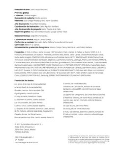 Dirección de arte: José Crespo González.
Proyecto gráfico
Cubiertas: Cristina Vergara.
Ilustración de cubierta: Cecilia Moren