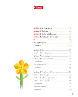 Índice
Unidad 1. La convivencia ........................................ 9
Unidad 2. El trabajo .............................