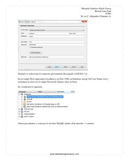 Miranda Gutiérrez Karla Teresa 
Bernal Luna Saúl 
3CM5 
M. en C. Alejandro Cifuentes A. 
 
 
Después se selecciona el connect