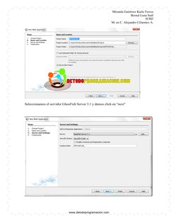 Miranda Gutiérrez Karla Teresa 
Bernal Luna Saúl 
3CM5 
M. en C. Alejandro Cifuentes A. 
 
 
Seleccionamos el servidor GlassF