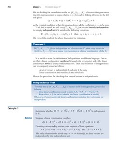 We are looking for a condition on the set
of vectors that guarantees
that this representation is unique; that is, ri = si for