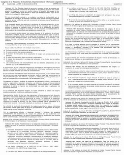 . 2 
Guatemala, LUNES 16 de diciembre 2019 
DIARIO de CENTRO AMÉRICA 
NÚMER067 
"Artículo 491 Ter. Trámite. Ligada la persona