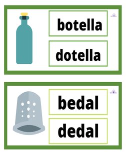 botella
bedal
dedal
dotella