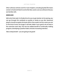 G e t t i n g  S ta r t e d
PA G E  9
Other software will also work for most chapters, including Equilab (the basic 
version