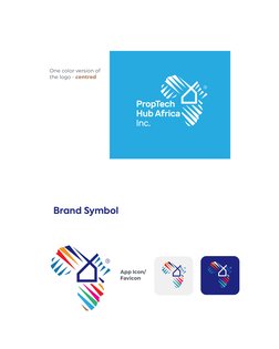 Brand Symbol
App Icon/
Favicon
One color version of 
the logo - centred
